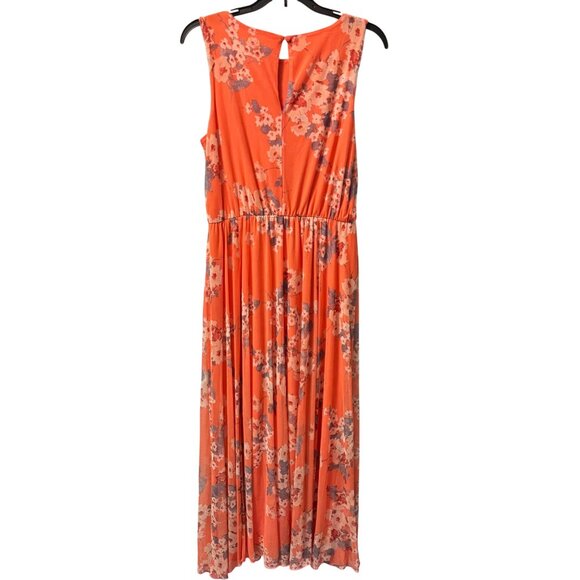Enfocus Dress Size 8P Floral Sleeveless Maxi Dress With Rhinestone Detail - Picture 12 of 12